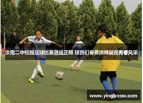 汝南二中校园足球比赛激战正酣 球员们奋勇拼搏展现青春风采